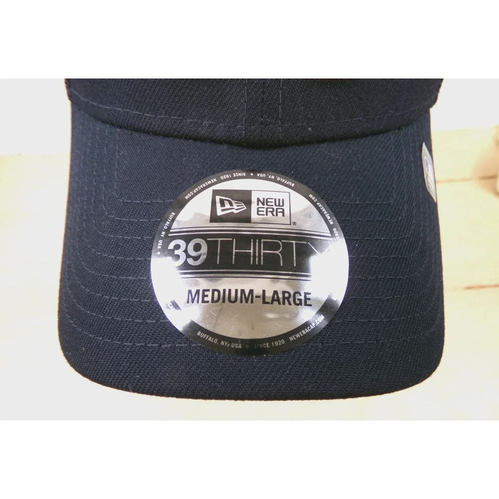 New‎ Era 39Thirty Black Cap Hat Size Med/Lrg MLB Minnesota Twins New